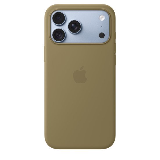 Apple Coque en silicone avec MagSafe pour iPhone 18 Pro Max - Olive