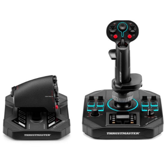 Thrustmaster Sol-R 4 HOTAS Noir USB Joystick + levier de commande du moteur Analogique/Numérique PC