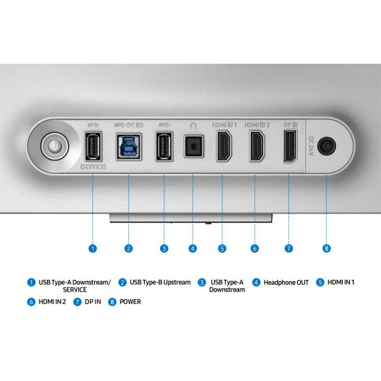 Samsung G81SF écran PC 81,3 cm (32") 3840 x 2160 pixels 4K Ultra HD OLED Argent Samsung G81SF écran PC 81,3 cm (32") 3840 x 2160 pixels 4K Ultra HD OLED Argent
