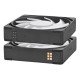 Thermaltake CT120 EX INFINITY Boitier PC Ventilateur 12 cm Noir 3 pièce(s)