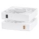 Thermaltake CT120 EX INFINITY Boitier PC Ventilateur 12 cm Blanc 3 pièce(s)