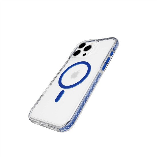 Tech21 EvoCrystal coque de protection pour téléphones portables 17,5 cm (6.9") Housse Bleu, Translucide