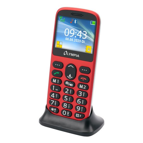 Olympia Sun 5,87 cm (2.31") 77,4 g Rouge Appareil-photo de téléphone