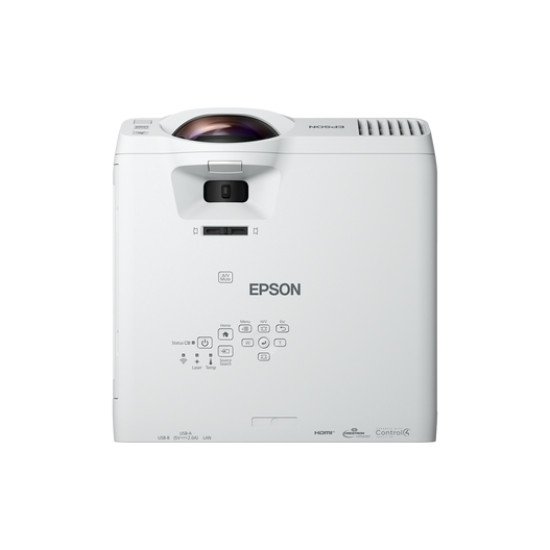 Epson V11HA76080 vidéo-projecteur Projecteur à focale standard 4000 ANSI lumens 3LCD WXGA (1200x800) Compatibilité 3D Blanc