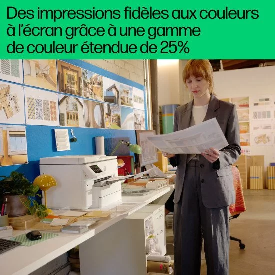 HP OfficeJet Pro Imprimante tout-en-un grand format HP 9730e, Couleur, Imprimante pour Petit bureau, Impression, copie, numérisation, HP+; Éligibilité HP Instant Ink; Sans fil; Impression recto-verso; Imprimer depuis un téléphone ou une tablette; Chargeur HP OfficeJet Pro Imprimante tout-en-un grand format HP 9730e, Couleur, Imprimante pour Petit bureau, Impression, copie, numérisation, HP+; Éligibilité HP Instant Ink; Sans fil; Impression recto-verso; Imprimer depuis un téléphone ou une tablette; Chargeur