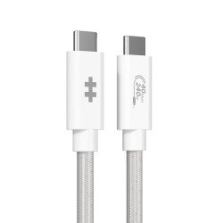 HYPER HyperDrive Next câble USB USB4 Gen 3x2 1,2 m USB C Blanc HYPER HyperDrive Next câble USB USB4 Gen 3x2 1,2 m USB C Blanc