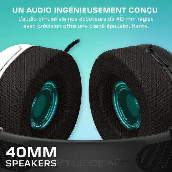 Turtle Beach Airlite Fit Casque Avec fil Arceau Jouer Noir, Blanc Turtle Beach Airlite Fit Casque Avec fil Arceau Jouer Noir, Blanc