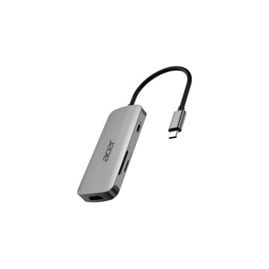 Acer 7in1 Type C Dongle Avec fil USB 3.2 Gen 1 (3.1 Gen 1) Type-C Argent