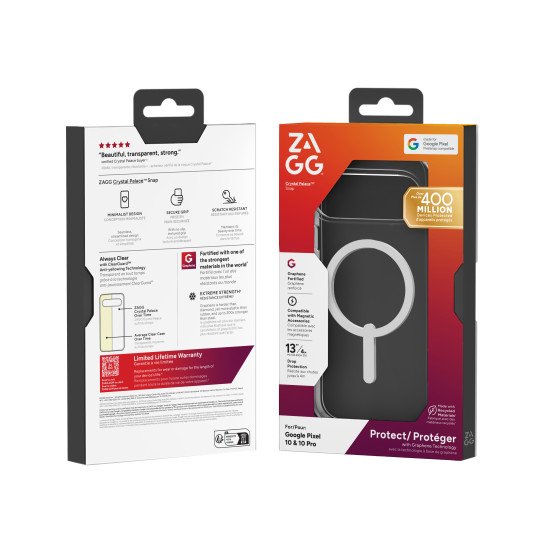 ZAGG Crystal Palace Snap coque de protection pour téléphones portables 16 cm (6.3") Housse Transparent ZAGG Crystal Palace Snap coque de protection pour téléphones portables 16 cm (6.3") Housse Transparent