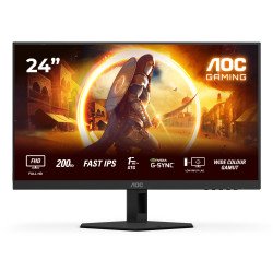 AOC G4 24G4HRE écran PC 60,5 cm (23.8") 1920 x 1080 pixels Full HD LED Noir, Rouge