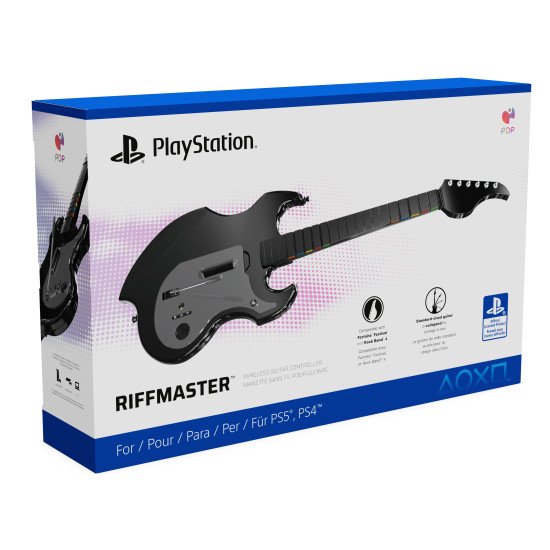 PDP Riffmaster Noir, Gris Guitare Analogique/Numérique PC, PlayStation 4, PlayStation 5