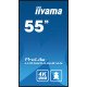 iiyama PROLITE Carte A numérique 139,7 cm (55") LED Wifi 500 cd/m² 4K Ultra HD Noir Intégré dans le processeur Android 11 24/7