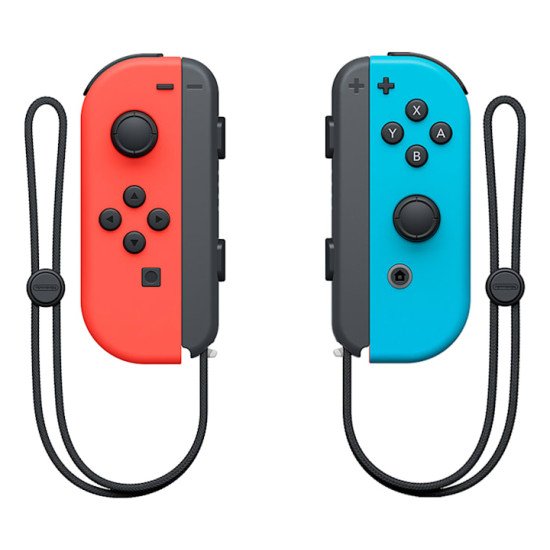 Nintendo Joy-Con (L)/(R) Neon Red/Neon Blue Rouge, Cyan Bluetooth Manette de jeu Analogique/Numérique Nintendo Switch