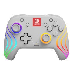PDP Afterglow Wave Blanc USB Manette de jeu Analogique/Numérique Nintendo Switch, Nintendo Switch Lite, Nintendo Switch OLED