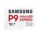 Samsung Carte microSD P9 Express 512 Go