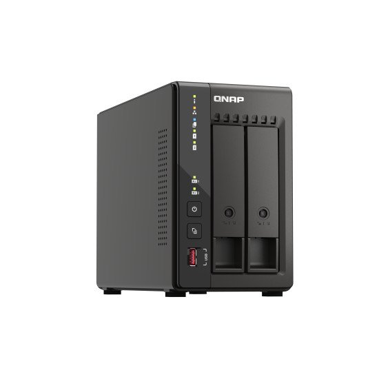 QNAP QVP-21C serveur de stockage Tower Intel® Celeron® J6412 8 Go DDR4 0 To QVR Pro Noir