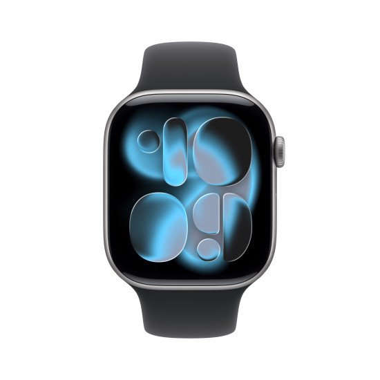 Apple Watch Series 11 OLED 46 mm Numérique 416 x 496 pixels Écran tactile 5G Gris Wifi GPS (satellite)