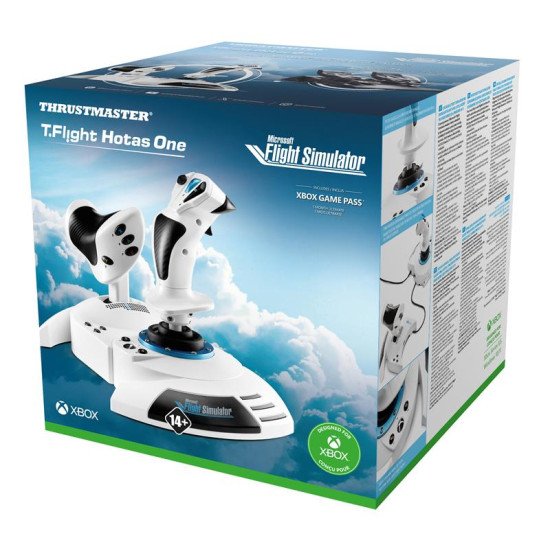 Thrustmaster T.Flight Hotas One Microsoft Flight Simulator Edition - Le HOTAS d'initiation le plus populaire, désormais sous licence officielle Microsoft Flight Simulator sur Xbox Series X|S et PC