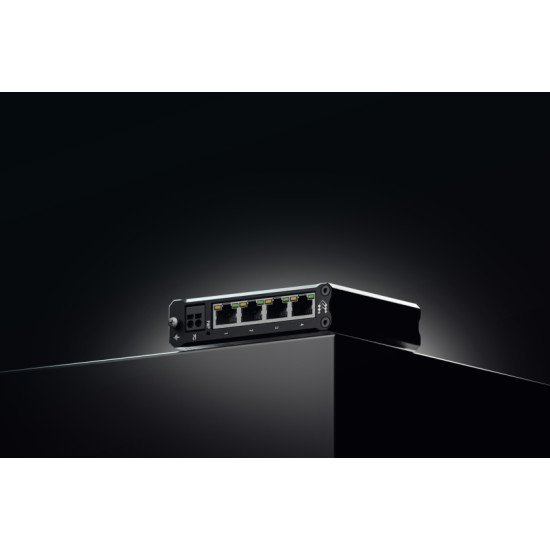 Teltonika TSW304 commutateur réseau Gigabit Ethernet (10/100/1000) Connexion Ethernet POE Noir