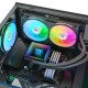 Thermaltake TH240 V3 ARGB Processeur Refroidisseur de liquide tout-en-un 12 cm Noir 1 pièce(s)