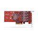 StarTech.com Carte PCIe USB-C 4 Ports, USB 3.2 10 Gbit/s, Carte d'Extension PCI Express USB-C, 4 Contrôleurs USB Indépendants, Carte PCIe USB Type-C, Windows/Linux/macOS, Conforme TAA