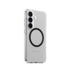 PanzerGlass CARE™ by ® Urban Combat Case Transparent w. Black Qi Compatible Samsung Galaxy S25 coque de protection pour téléphones portables Housse