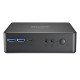 Shuttle XPC Nano PC NC40U, Intel Celeron 7305U, 1x HDMI, 1x DP,1xUSB-C/DP, 6x USB3.2, 1x 2.5" bay, 2x M.2, 1x LAN, RAID, fonctionnement permanent 24/7, attaches VESA