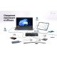 i-tec Thunderbolt 5 Triple Display Docking Station, M.2 slot, 6x USB, 2.5GLAN + Power Delivery 140W
