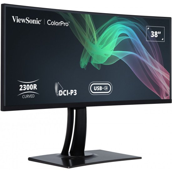 Viewsonic VP3881A écran PC 96,5 cm (38") 3840 x 1600 pixels Quad HD+ LED Noir