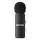 BOYA Système de microphone sans fil BY-V4 Ultracompact 2.4GHz