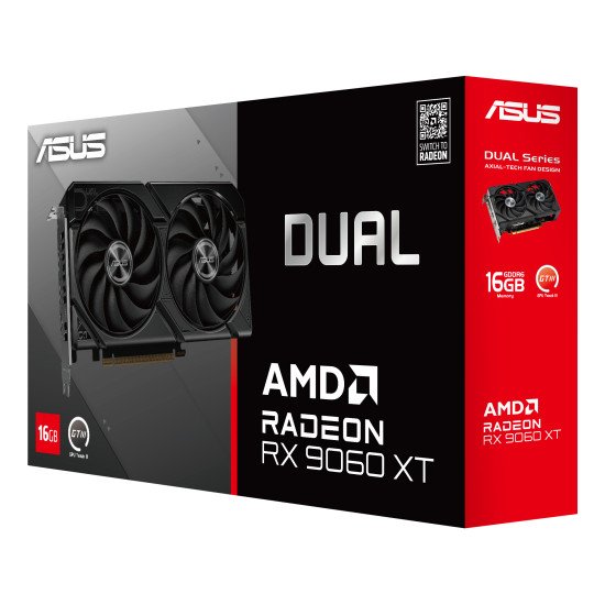 ASUS Dual -RX9060XT-16G AMD Radeon RX 9060 XT 16 Go GDDR6