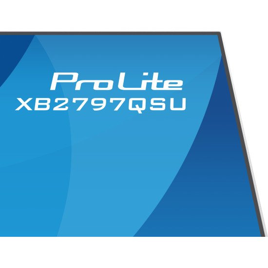 iiyama ProLite XB2797QSU-W1 écran PC 68,6 cm (27") 2560 x 1440 pixels Quad HD LED Blanc