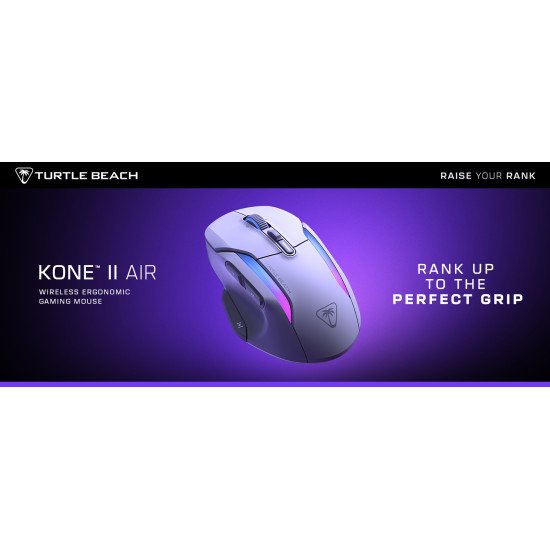 Turtle Beach Kone II Air souris Jouer Droitier RF sans fil + Bluetooth Optique 26000 DPI Turtle Beach Kone II Air souris Jouer Droitier RF sans fil + Bluetooth Optique 26000 DPI