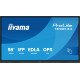 iiyama TE9813A-B2AG Écran d'affichage dynamique Écran plat interactif 2,48 m (97.5") Wifi 500 cd/m² 4K Ultra HD Noir Écran tactile Intégré dans le processeur Android 24/7