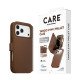 PanzerGlass CARE™ by ® Tango 2-in-1 Wallet Case Brown w. MagSafe iPhone 2026 Pro Max | 17 Pro Max coque de protection pour téléphones portables Housse Transparent