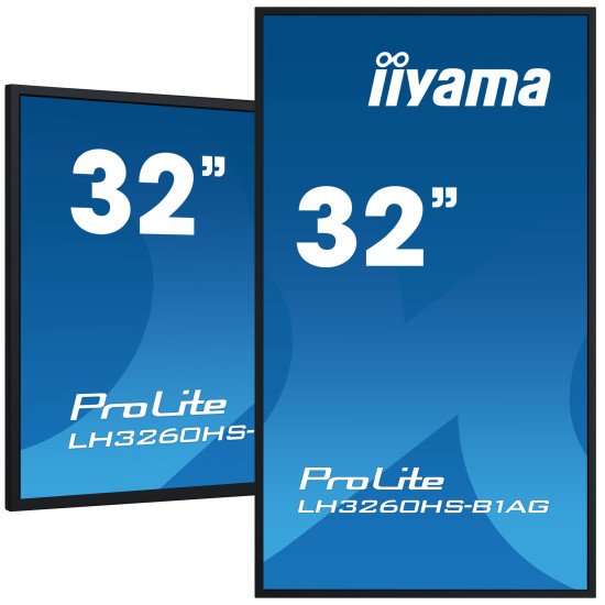 iiyama PROLITE Carte A numérique 80 cm (31.5") LED Wifi 500 cd/m² Full HD Noir Intégré dans le processeur Android 11 24/7