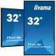 iiyama PROLITE Carte A numérique 80 cm (31.5") LED Wifi 500 cd/m² Full HD Noir Intégré dans le processeur Android 11 24/7