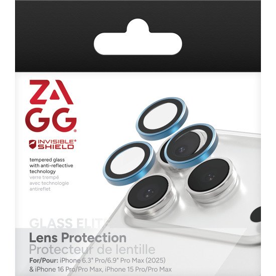 InvisibleShield Glass Elite Protecteur d'objectif caméra Apple 3 pièce(s) InvisibleShield Glass Elite Protecteur d'objectif caméra Apple 3 pièce(s)