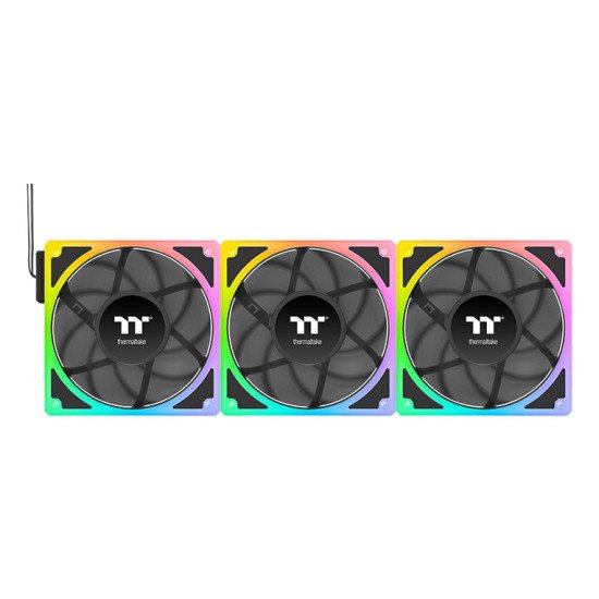 Thermaltake CL-F210-PL12SW-A système de refroidissement d'ordinateur Boitier PC Ventilateur 12 cm Noir 3 pièce(s) Thermaltake CL-F210-PL12SW-A système de refroidissement d'ordinateur Boitier PC Ventilateur 12 cm Noir 3 pièce(s)