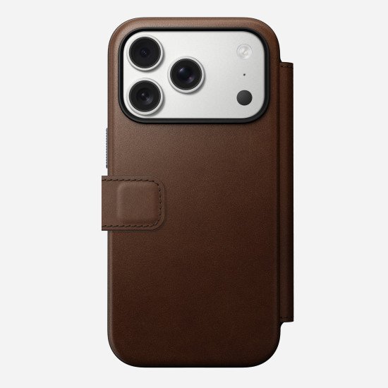Nomad Mag Leather Back coque de protection pour téléphones portables 16 cm (6.3") Housse Marron