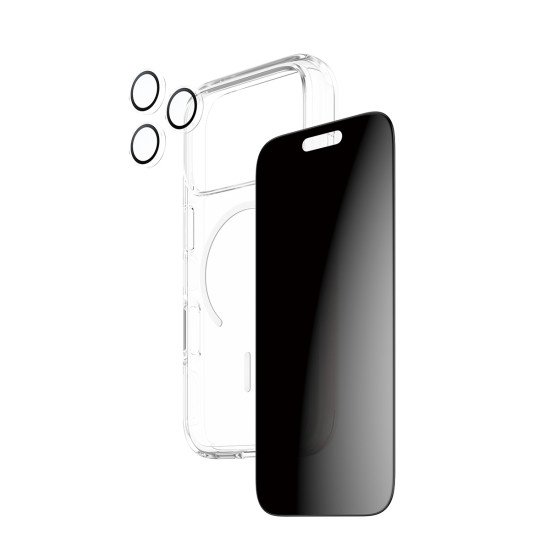 PanzerGlass ® | CARE by ® 3-in-1 Flagship Privacy Bundle iPhone 17 Pro Protection d'écran transparent Apple 1 pièce(s)