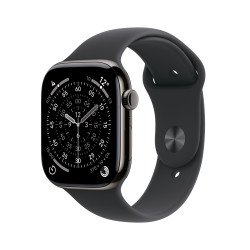 Apple Watch Series 11 OLED 42 mm Numérique 374 x 446 pixels Écran tactile 5G Titane Wifi GPS (satellite)
