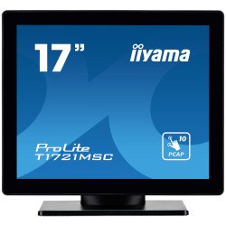 iiyama ProLite T1721MSC-B2 écran PC 43,2 cm (17") 1280 x 1024 pixels SXGA LED Écran tactile Dessus de table Noir iiyama ProLite T1721MSC-B2 écran PC 43,2 cm (17") 1280 x 1024 pixels SXGA LED Écran tactile Dessus de table Noir