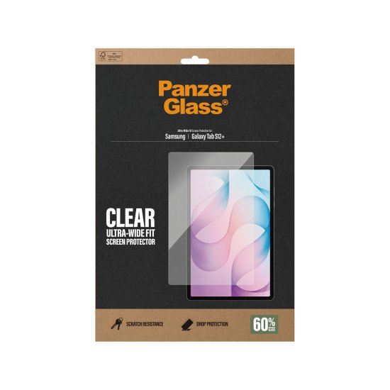 PanzerGlass ® Screen Protector Samsung Galaxy Tab S12+ | Ultra-Wide Fit Protection d'écran transparent 1 pièce(s)
