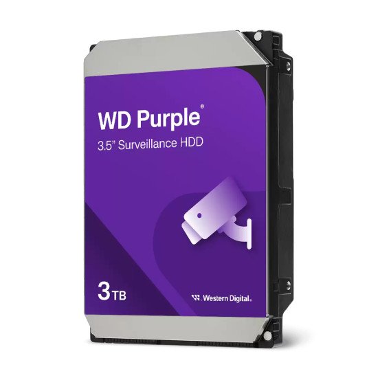 Western Digital Purple disque dur 3 To 5400 tr/min 128 Mo 3.5" Série ATA III