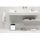 Brabantia Bo Waste Bin 7 L Rectangulaire Acier Noir, Blanc Brabantia Bo Waste Bin 7 L Rectangulaire Acier Noir, Blanc