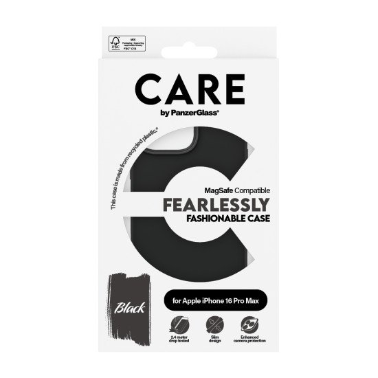 PanzerGlass CARE by PG BLK MagSafe iPhone16 6.9 Pro coque de protection pour téléphones portables Housse Transparent PanzerGlass CARE by PG BLK MagSafe iPhone16 6.9 Pro coque de protection pour téléphones portables Housse Transparent