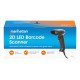 Manhattan Scanner de codes-barres CCD filaire, USB, largeur de lecture 60 mm, câble 152 cm, luminosité ambiante max. 5 000 lux, noir, garantie 3 ans