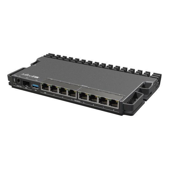 Mikrotik RB5009UPR+S+IN Routeur connecté 2.5 Gigabit Ethernet, Gigabit Ethernet Noir