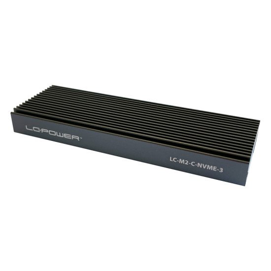 LC-Power LC-M2-C-NVME-3 Boîtier de disques de stockage Enceinte ssd Noir M.2 LC-Power LC-M2-C-NVME-3 Boîtier de disques de stockage Enceinte ssd Noir M.2